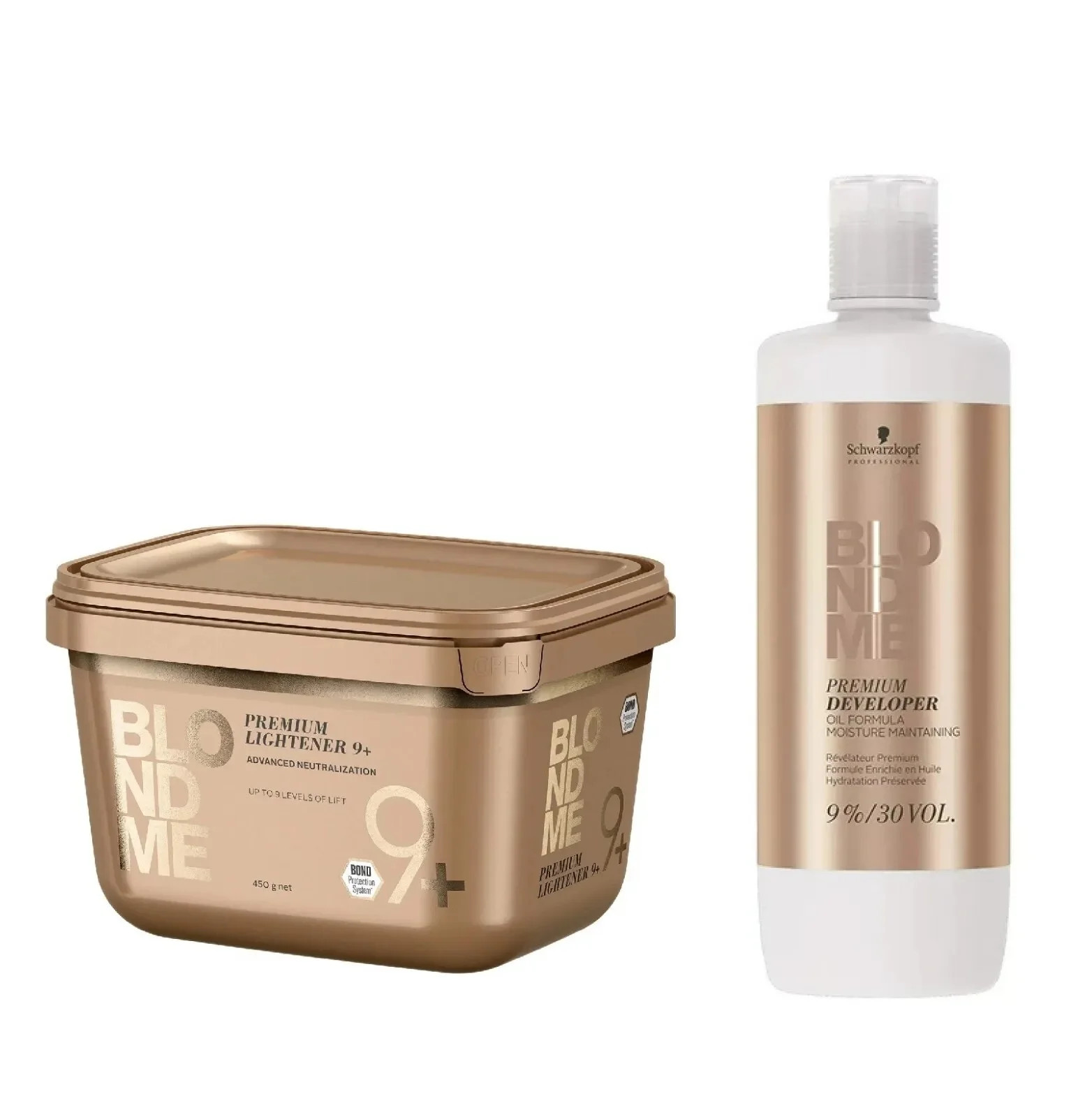 Remingo  BlondMe Lightener 9+ and BM Dev. 9 % 30 Vol Duo,33.8, 15.8oz(30 g) | Walmart (US)