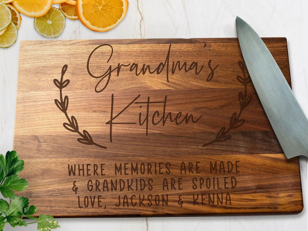 Mother's Day Cutting Board, Mother's Day Gift, Personalized Cutting Board, Mother's Day Gift, Gif... | Etsy (US)