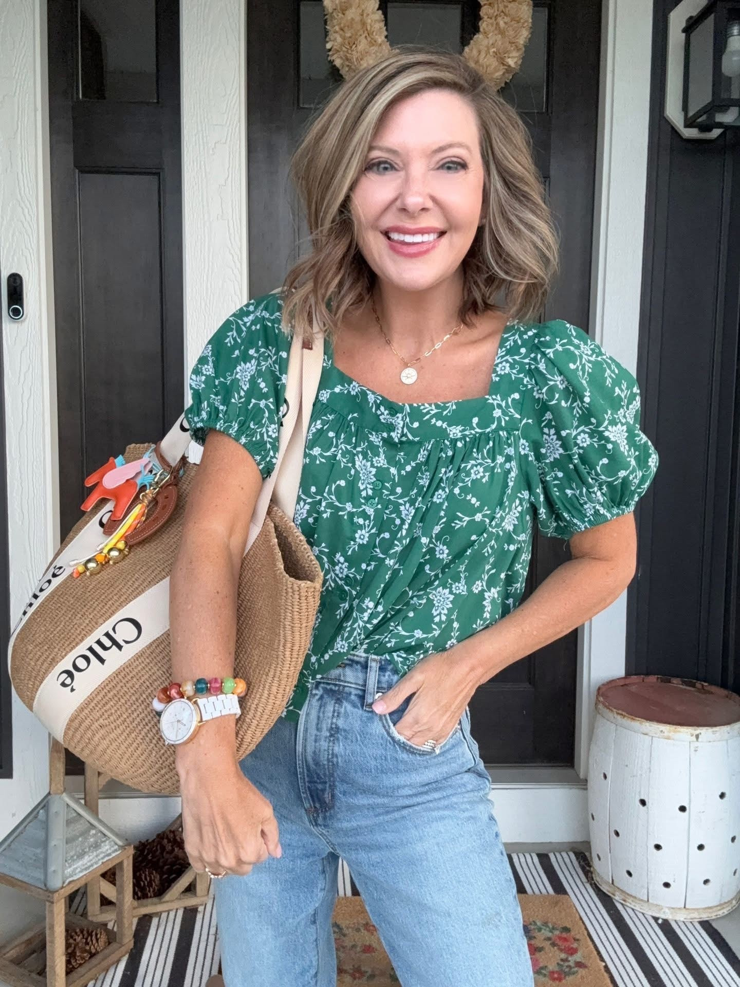 TGIF! My new cute blouse is on sale and FREE shipping! Jeans too! Love em! 

#LTKSaleAlert #LTKdayinmylife