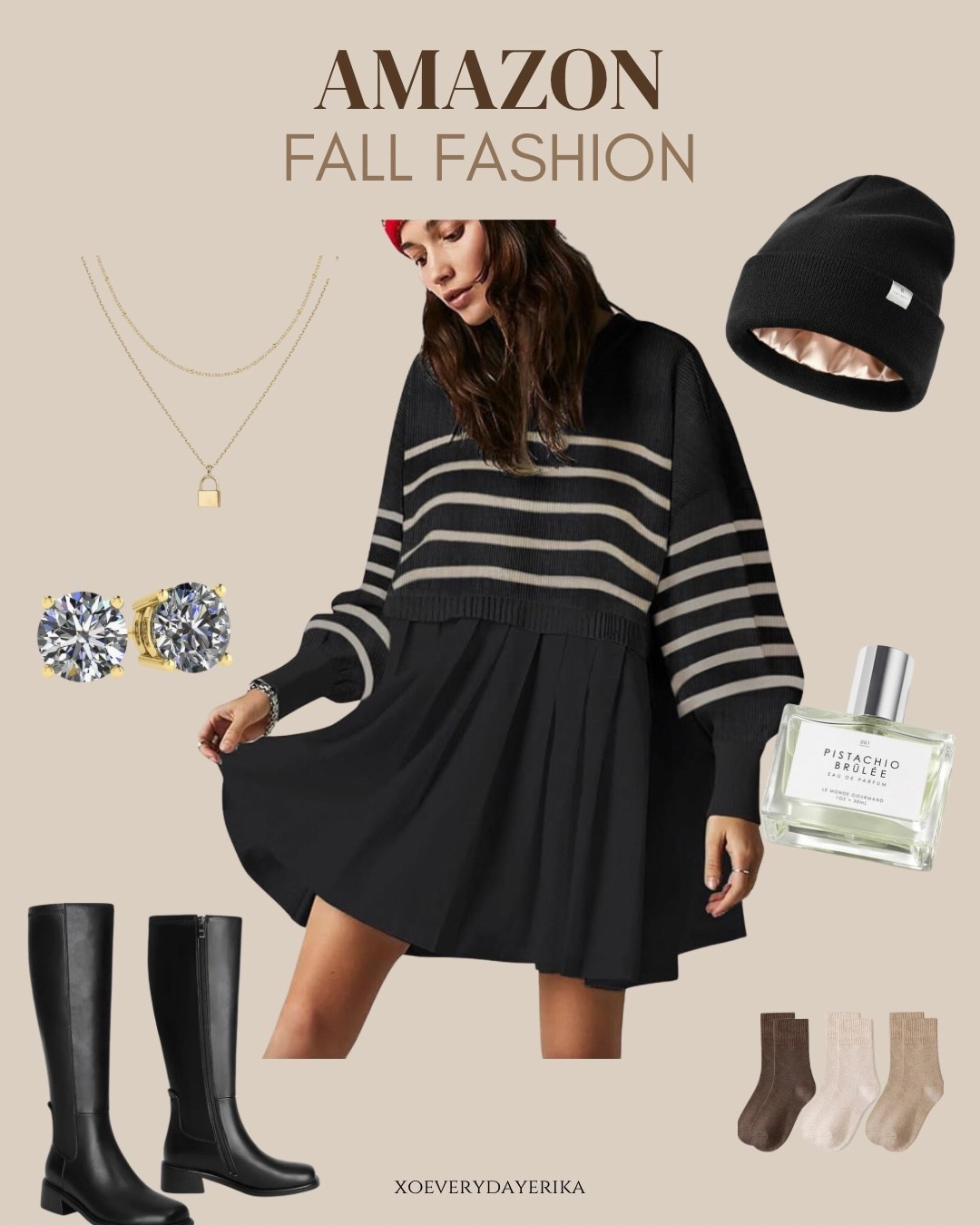 📍Amazon Price Drop 
Fall essentials to keep you cozy and stylish. These pieces are a must-have! #fallfashion #cozyoutfits #sweaterdress #boots

#LTKSeasonal #LTKTravel #LTKSaleAlert