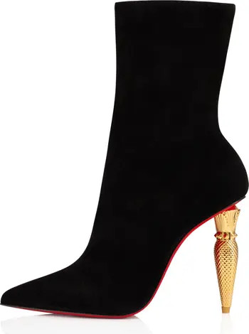 Christian Louboutin Lipbooty Suede Bootie | Nordstrom | Nordstrom