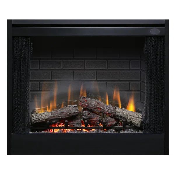 39'' W Recessed Wall Mounted Electric Fireplace | Wayfair North America