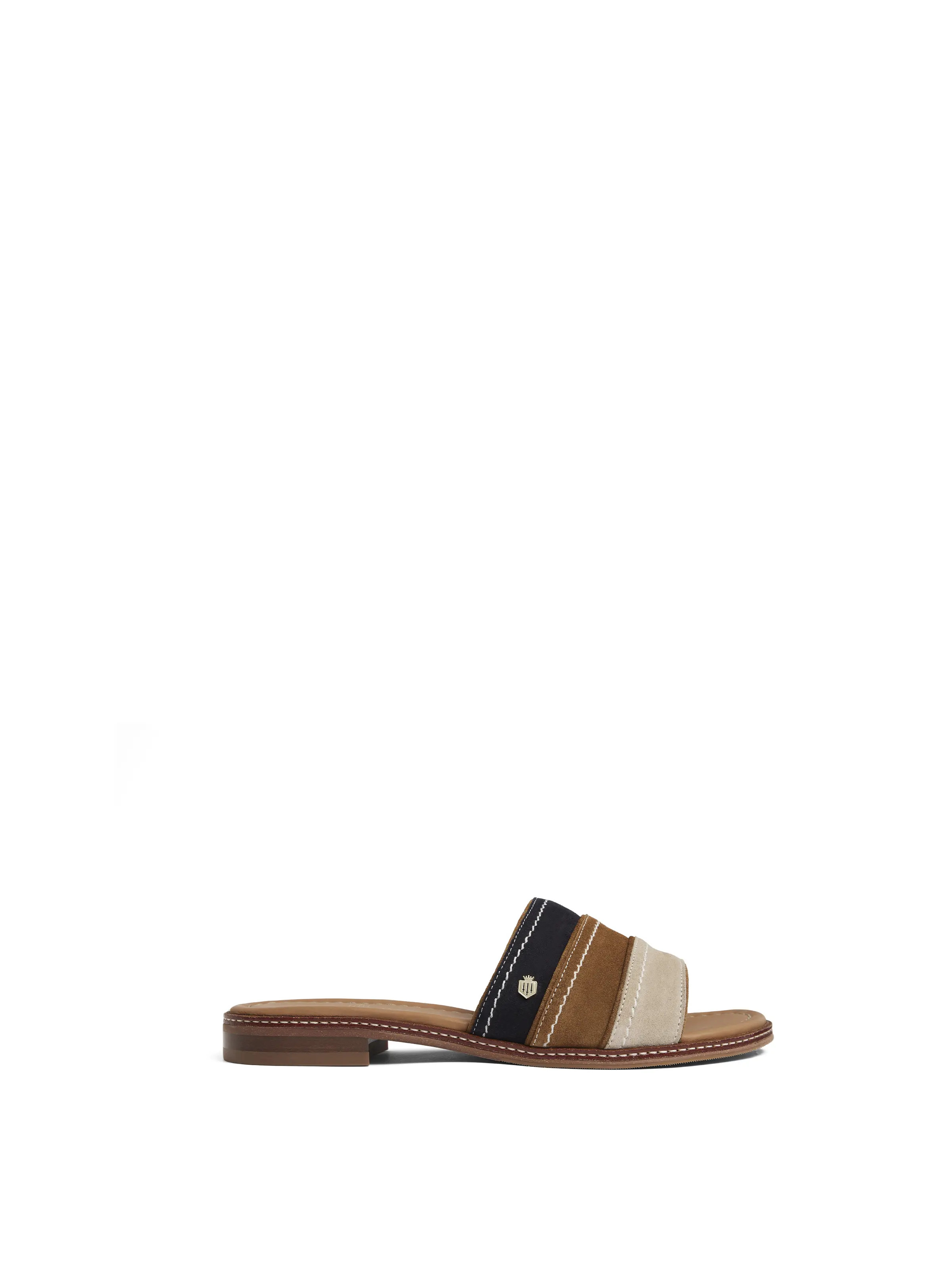 Santorini - Women's Sandal - Tri-Colour | Fairfax & Favor | Fairfax & Favor (UK)