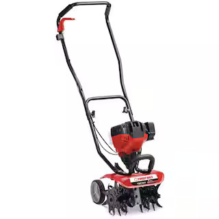 Troy-Bilt TBC304 12 in. 30cc 4-Cycle Gas Cultivator with Adjustable Cultivating Widths TBC304 - T... | The Home Depot