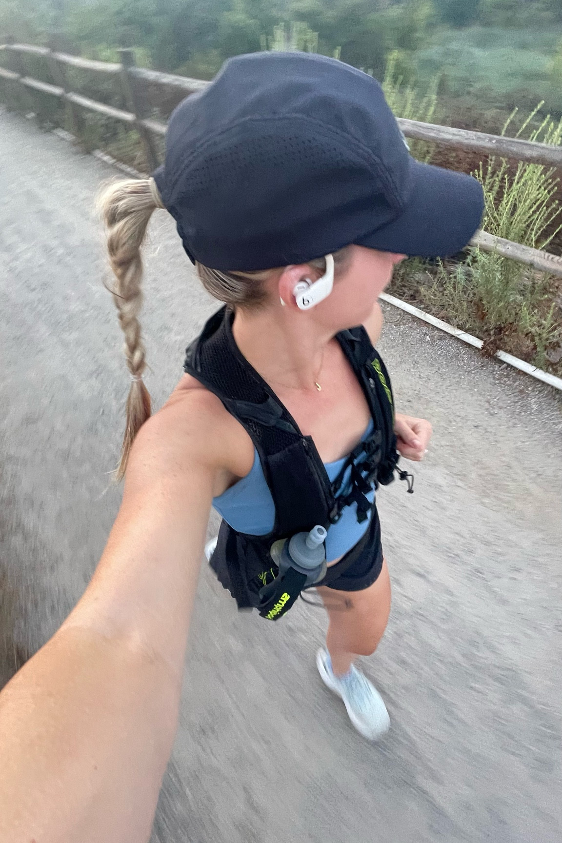Linking my headphones vest and shoes!
