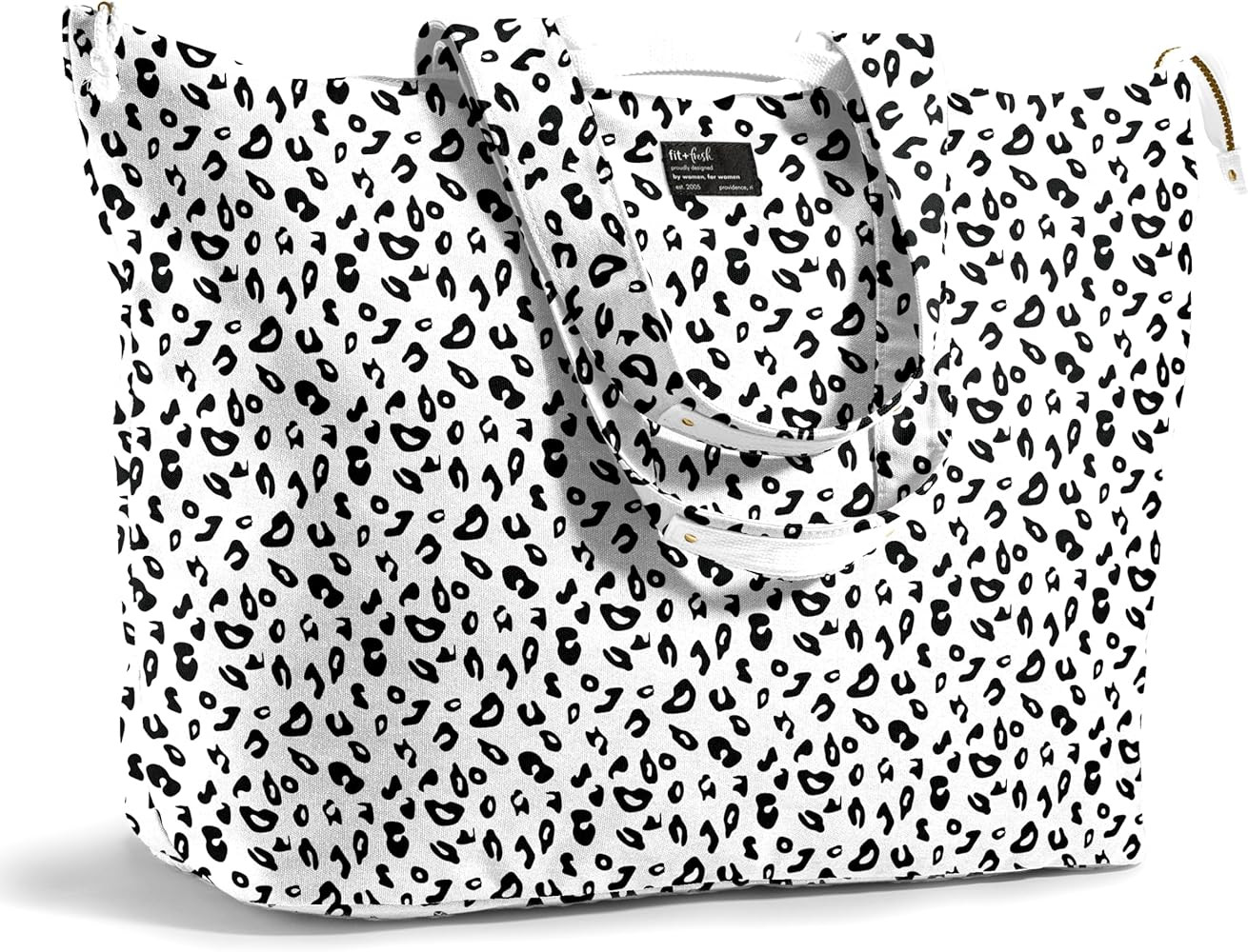 Fit & Fresh Large Beach Bag for Women - Extra Large Travel Tote With Pockets | Amazon (US)