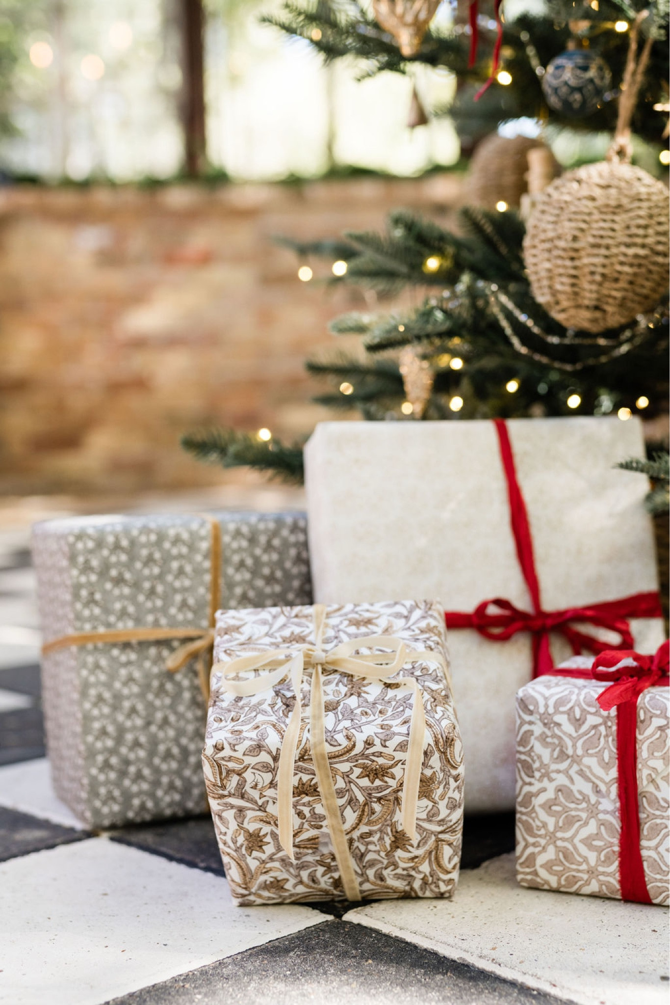 For those special gifts, this hand block printed paper is PERFECT!! You get three sheets and the paper feels luxurious. I wouldn’t wrap my kids’ presents in this but I absolutely would for my hubby, my Mom, SIL, Grandma and BFF’s. 

#LTKSeasonal #LTKHome #LTKStyleTip