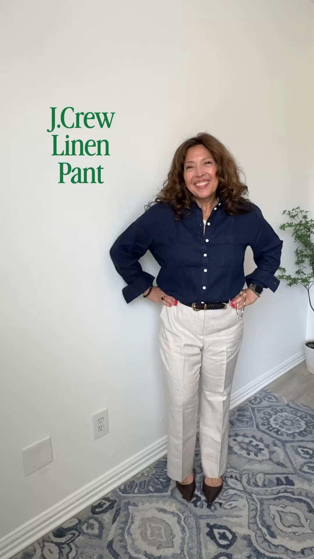 These are beautiful linen pants. They run true to size. Are a similar fit to the other Kaya pants I have but they have less stretch. 
I’m Elisa, a wardrobe stylist, founder of Turnkey Style, and author of The Style Advantage: I Say What HR Can’t. I work with professionals and corporate teams to help them show up authentically, on brand, and with confidence. I’m also a mom of two grown boys, a wife, a post-menopausal woman in business, 5’4”, a size 14/16 on the bottom and L on top. I’ve been everything from a size 10–18+, which is why fit, function, and real life always come first.


#LTKWorkwear #LTKSaleAlert #LTKPlusSize