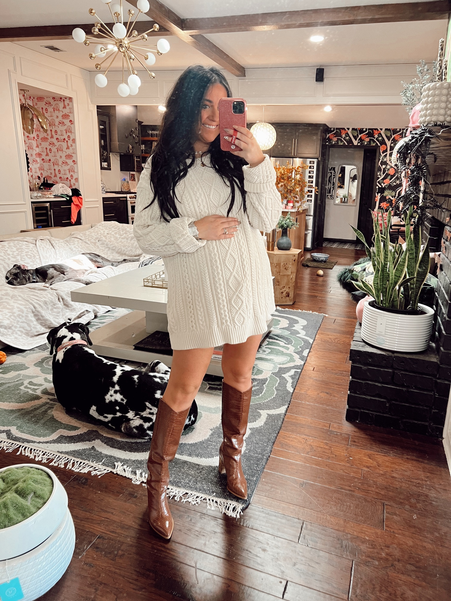 Sweater // xl

Bump
Pregnant 
Fall
Amazon
Chunky sweater
Oversized 
Brown boots

#LTKbump #LTKSeasonal #LTKshoecrush