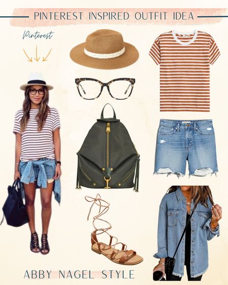 An outfit inspired by Pinterest for Autumns! 🍁

Target Shoes 
Stripes 
Casual outfit idea 

#LTKunder100 #LTKunder50 #LTKFind