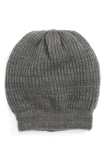 Women's Free People Everyday Slouchy Beanie - Grey | Nordstrom