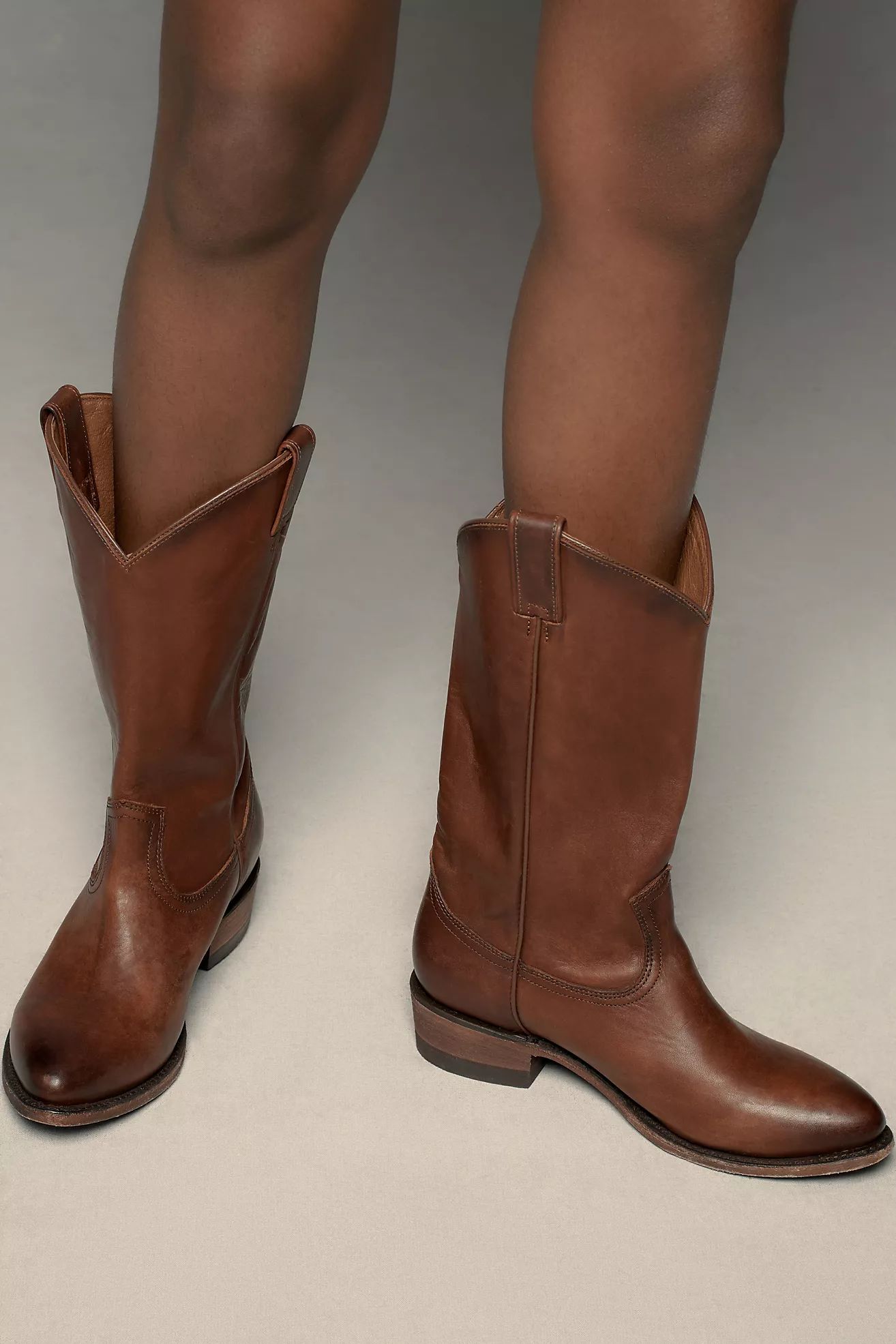 Frye Billy Pull-On Western Boots | Anthropologie (US)