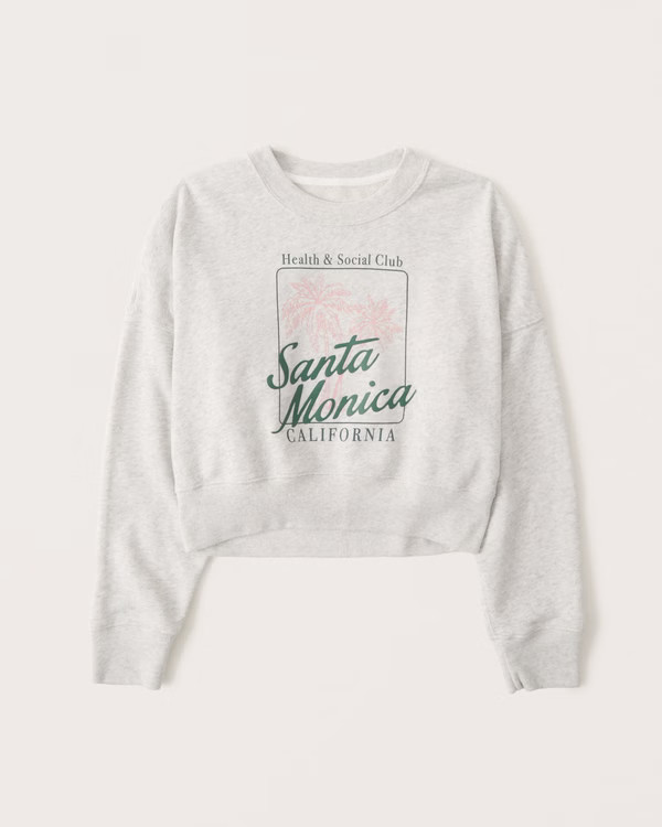 Vintage Wedge Graphic Crew Sweatshirt | Abercrombie & Fitch (US)