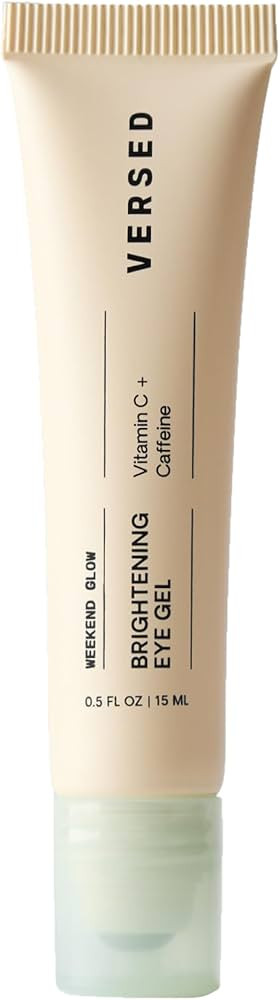 Versed Weekend Glow Eye Gel - Caffeine Under Eye Cream for Dark Circles - Vitamin C Treatment for... | Amazon (US)