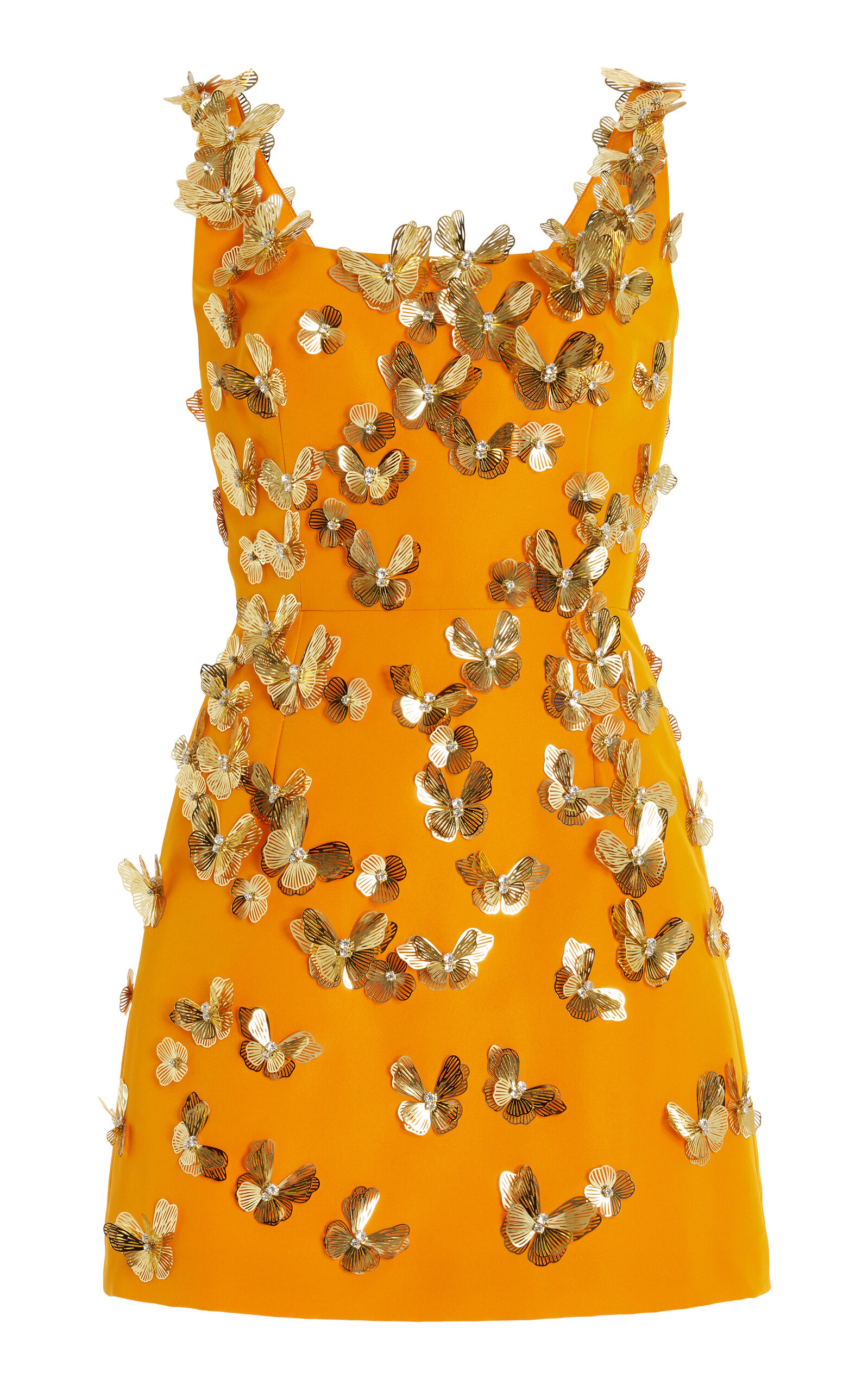 Butterfly-Embellished Silk Mini Dress | Moda Operandi (Global)