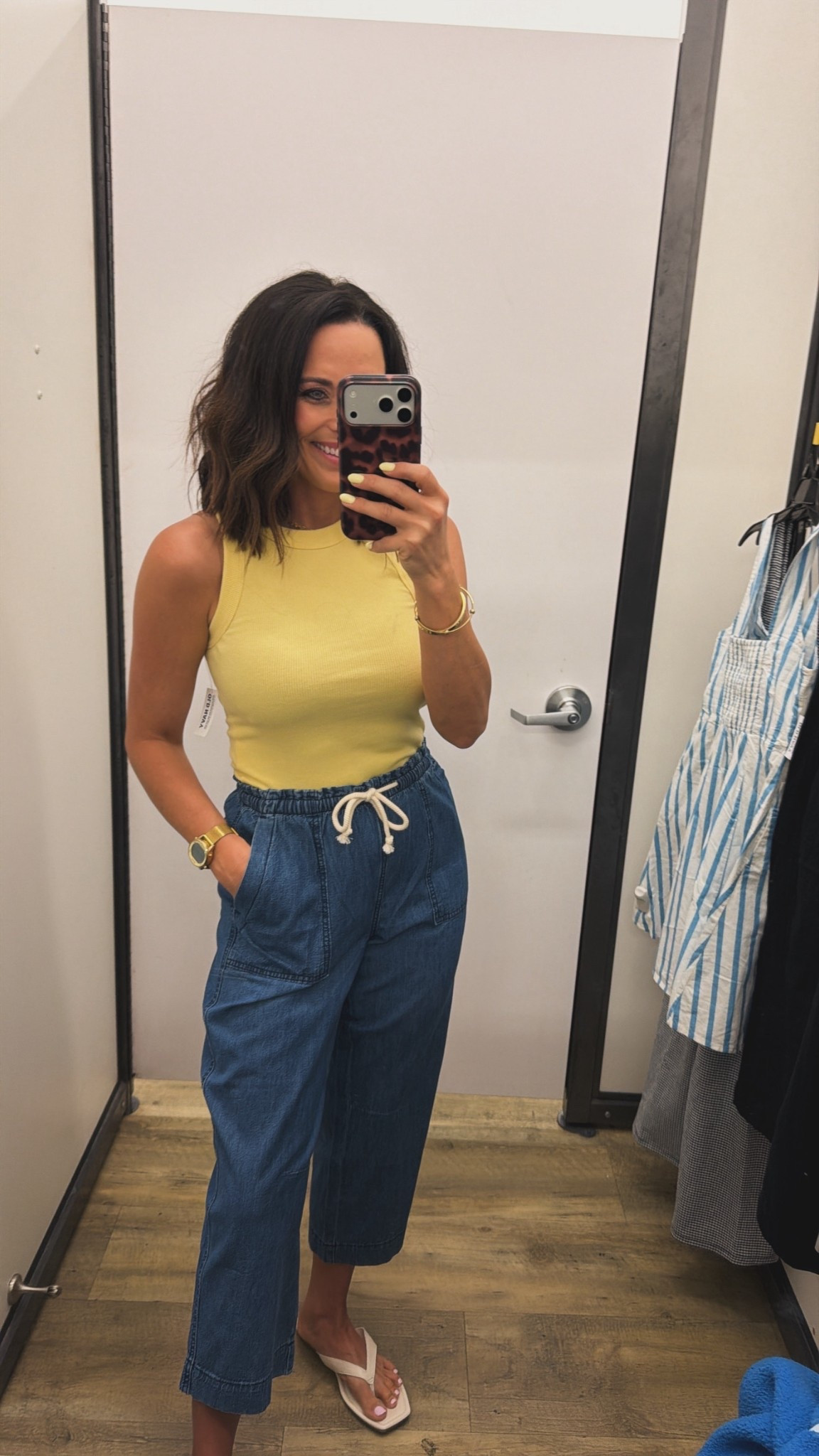 this is my kind of comfy outfit 💛
butter yellow tank from old navy paired with relaxed denim pants… easy to throw on and go
#oldnavy #springoutfitideas #casualstyle #denimpantsoutfit #butteryellowtrend #ltkstyle