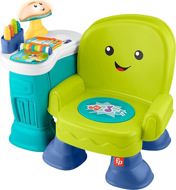 Fisher-Price Toddler Toy Laugh & Learn Song & Story Learning Chair with Music Lights & Activities... | Amazon (US)