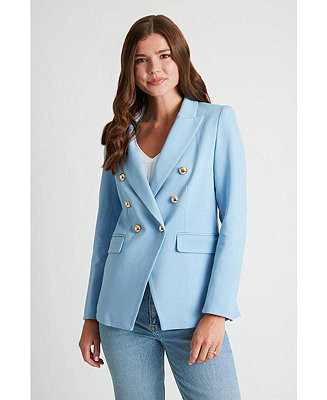 Pauline Double Breasted Luxury Blazer | Macy's