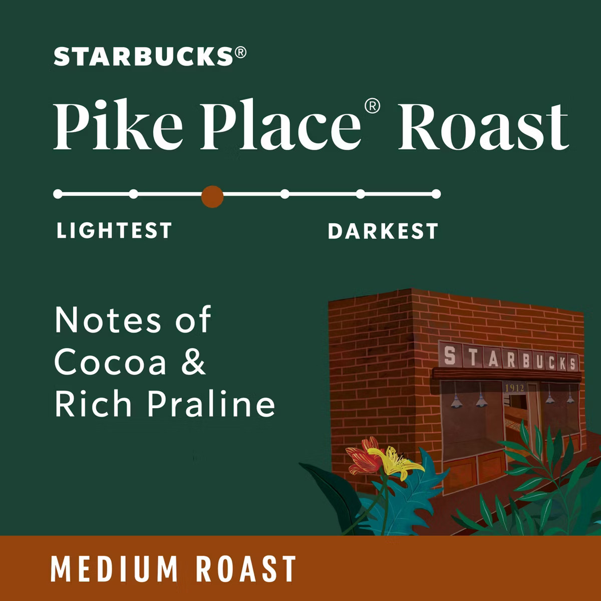 Starbucks Medium Roast K-Cup Coffee Pods Pike Place Roast for Keurig Brewers | Target
