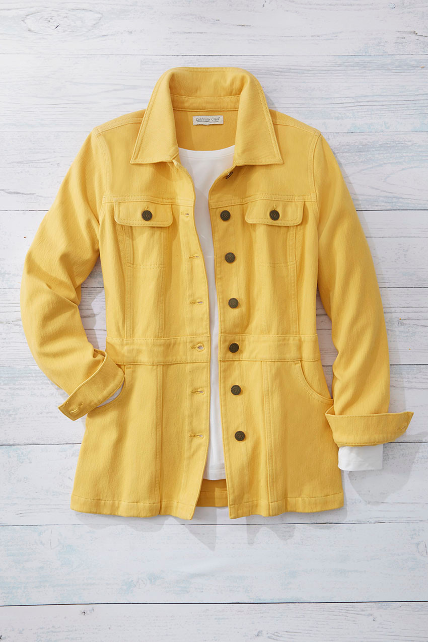 Urban Trails Knit Denim Jacket | Coldwater Creek