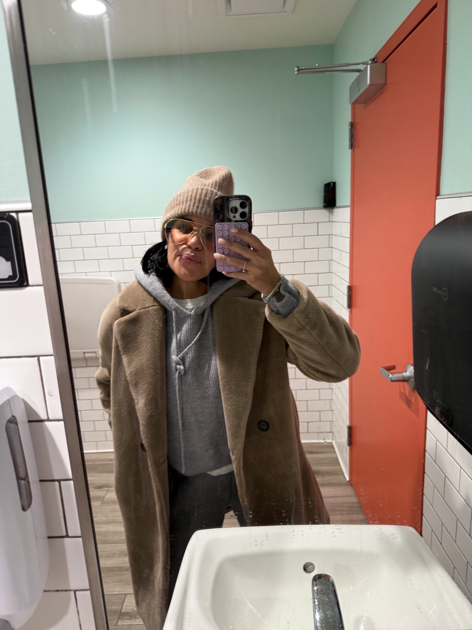 Drop off look in winter.