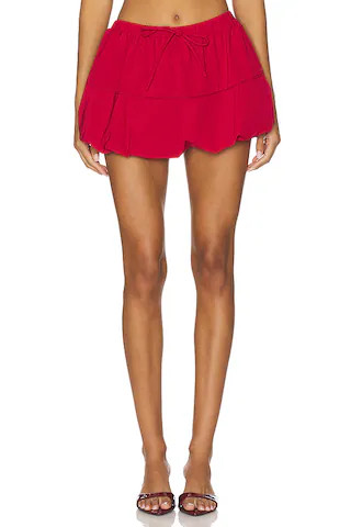 Amanda Uprichard Ryland Skort in Carnelian from Revolve.com | Revolve Clothing (Global)