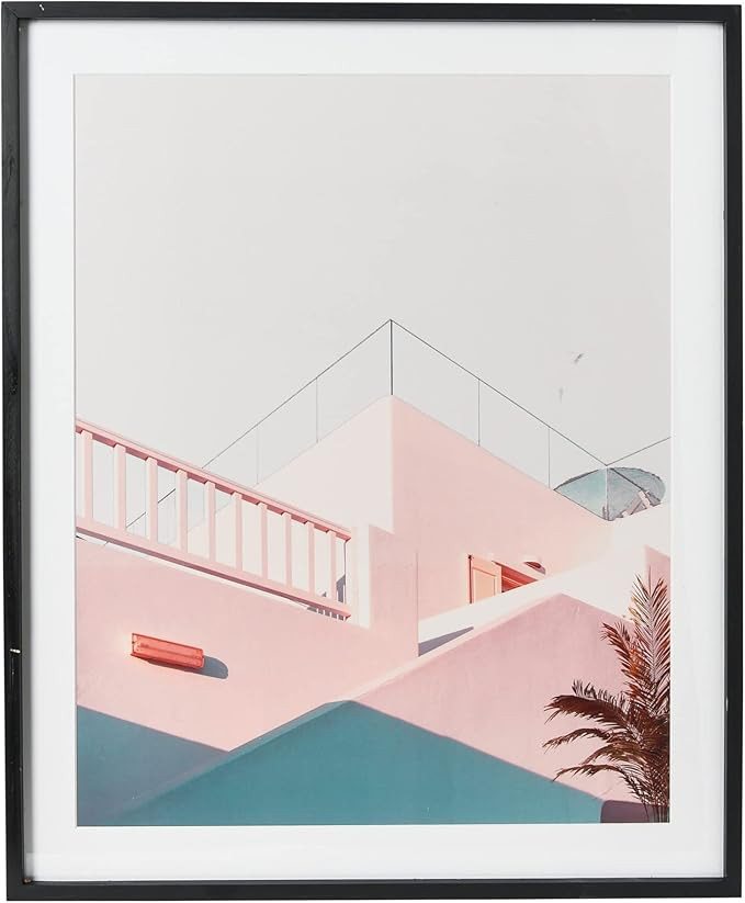 Creative Co-Op Wood Framed Architecture Photograph | Amazon (US)