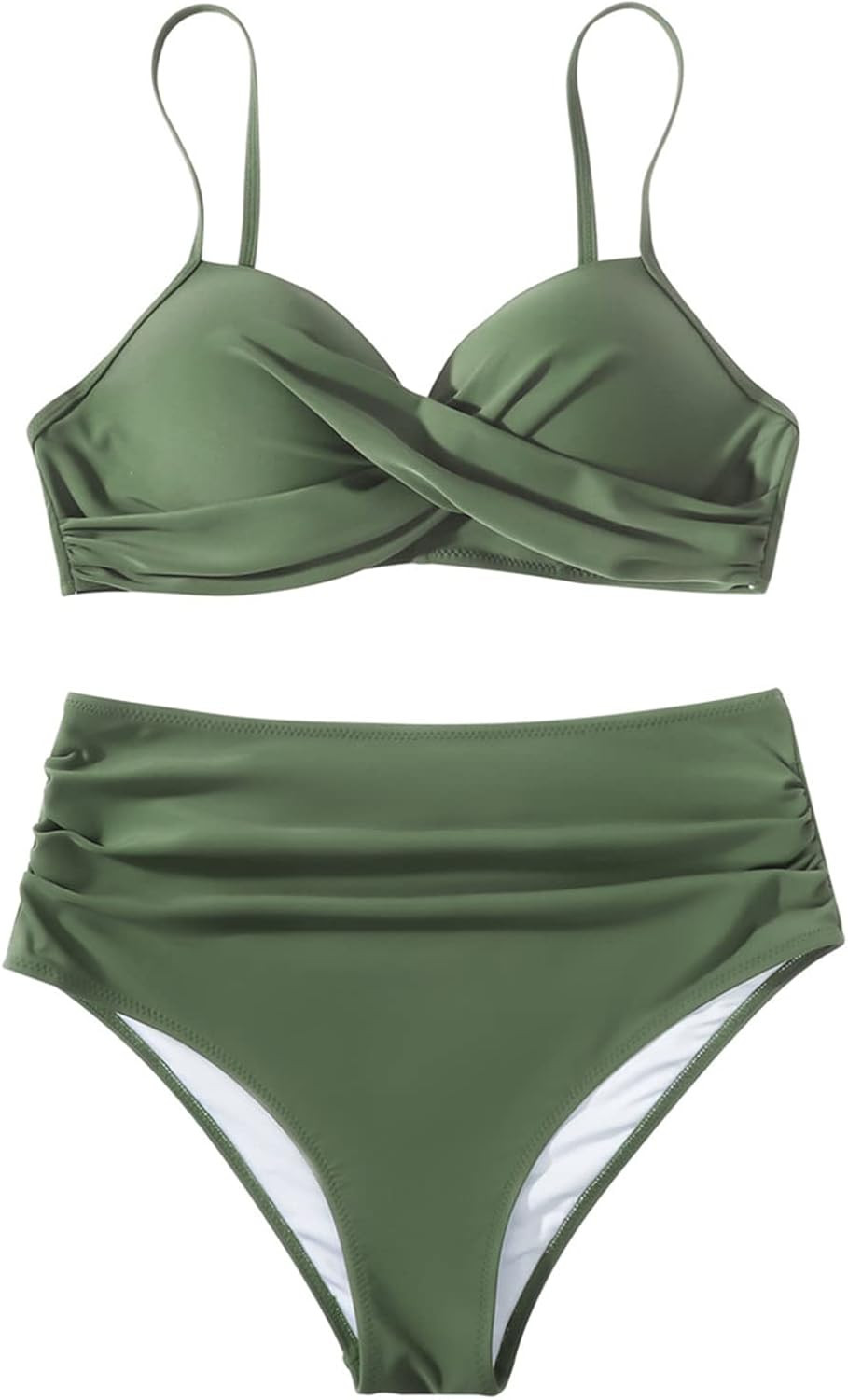 SUUKSESS Women Twist High Waisted Bikini Sexy Push Up Two Piece Swimsuits | Amazon (US)