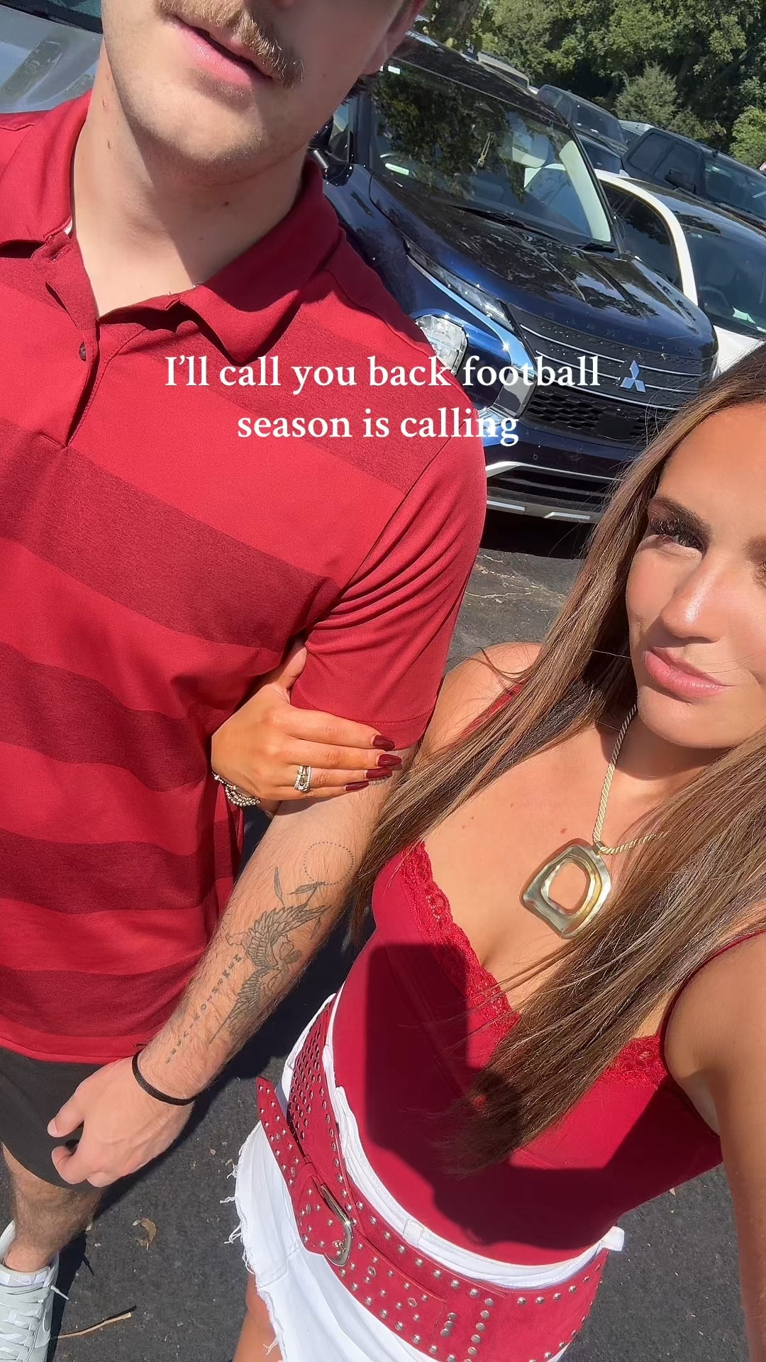 Gameday fit❤️💋 Necklace is Scandivv

#LTKSeasonal #LTKU #LTKBeauty