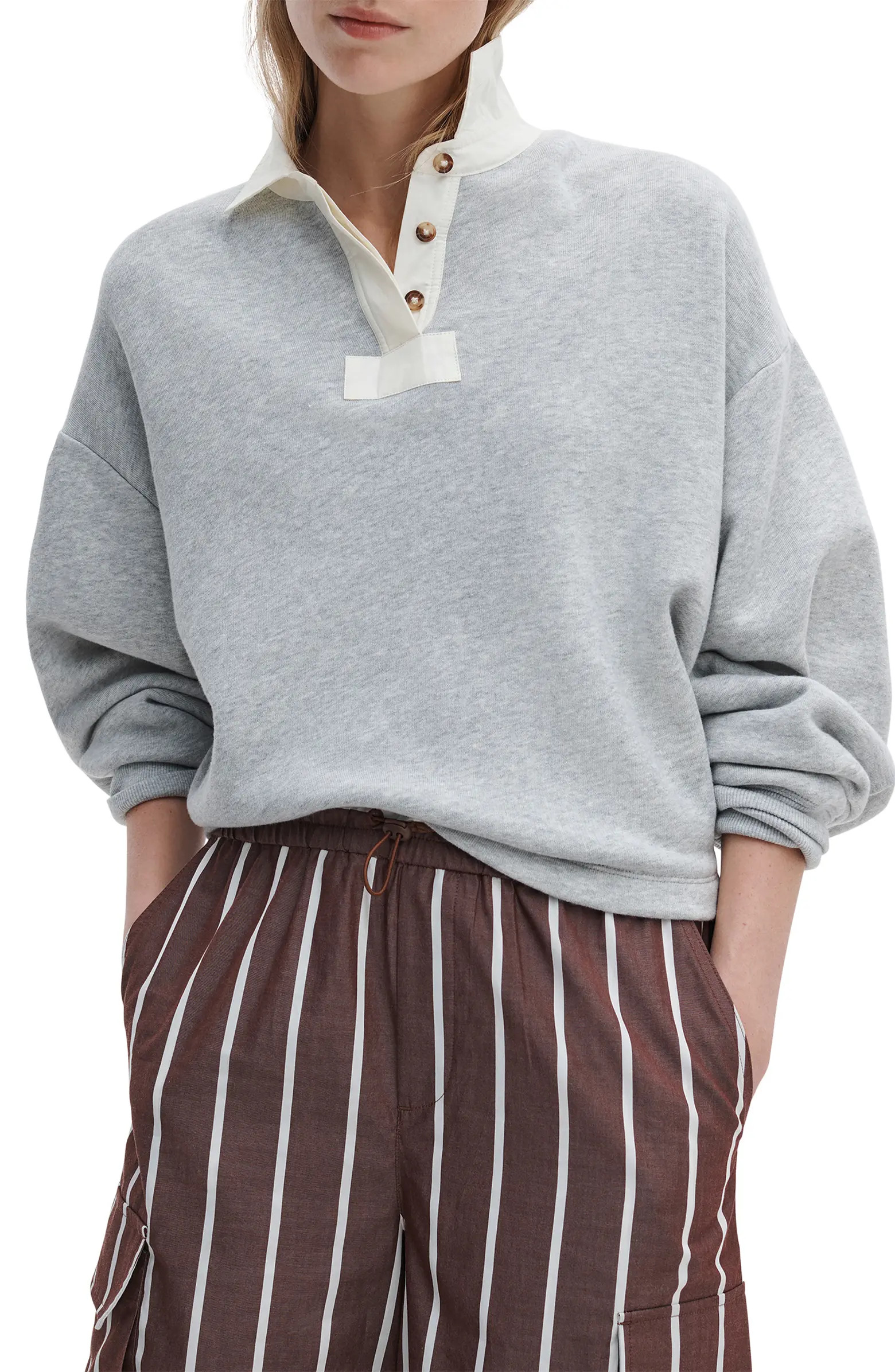 Vintage Terry Polo Sweatshirt | Nordstrom