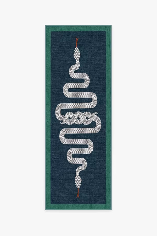 Jonathan Adler Venom Sapphire Rug | Ruggable