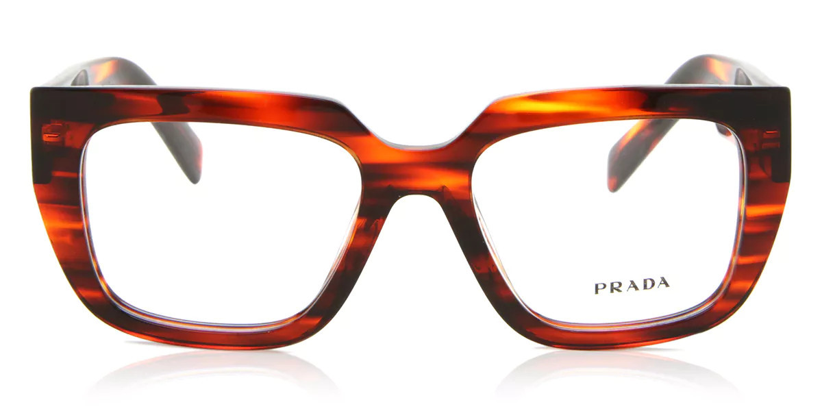 Prada PR A03V 13O1O1 Women’s Eyeglasses Tortoiseshell Size 50 (Frame Only) - Blue Light Block Available | SmartBuyGlasses Global