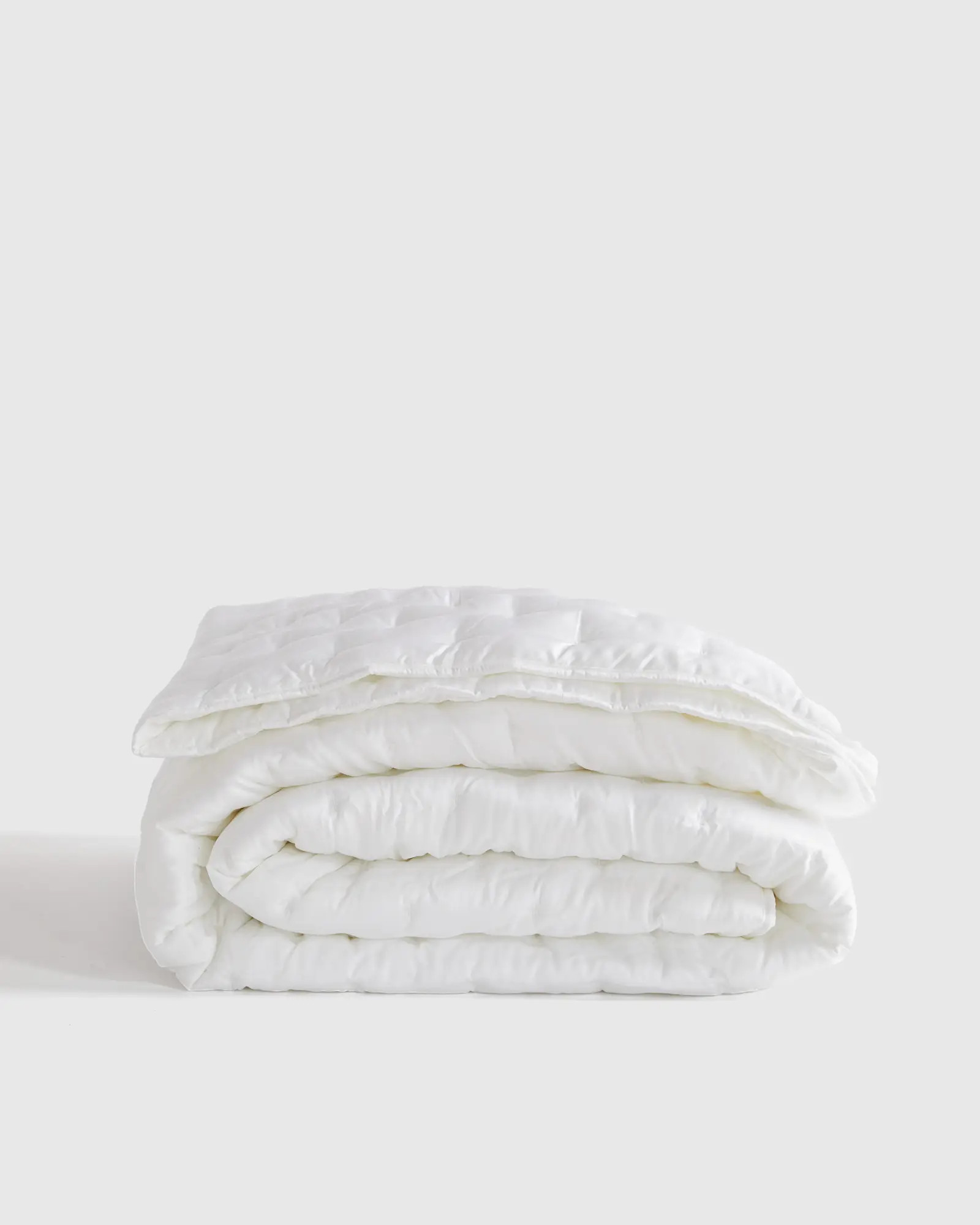 Organic Bamboo Viscose Quilt in White | Quince