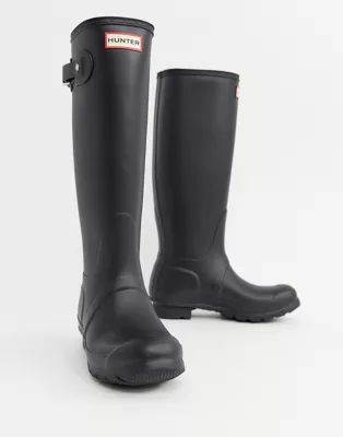 Hunter Original tall wellington boots in black | ASOS (Global)