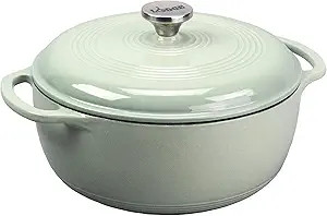 Lodge Essential Enamel Cast Iron Dutch Oven 6 Quarts - Perfect for Bread Baking, Braising, Marina... | Amazon (US)