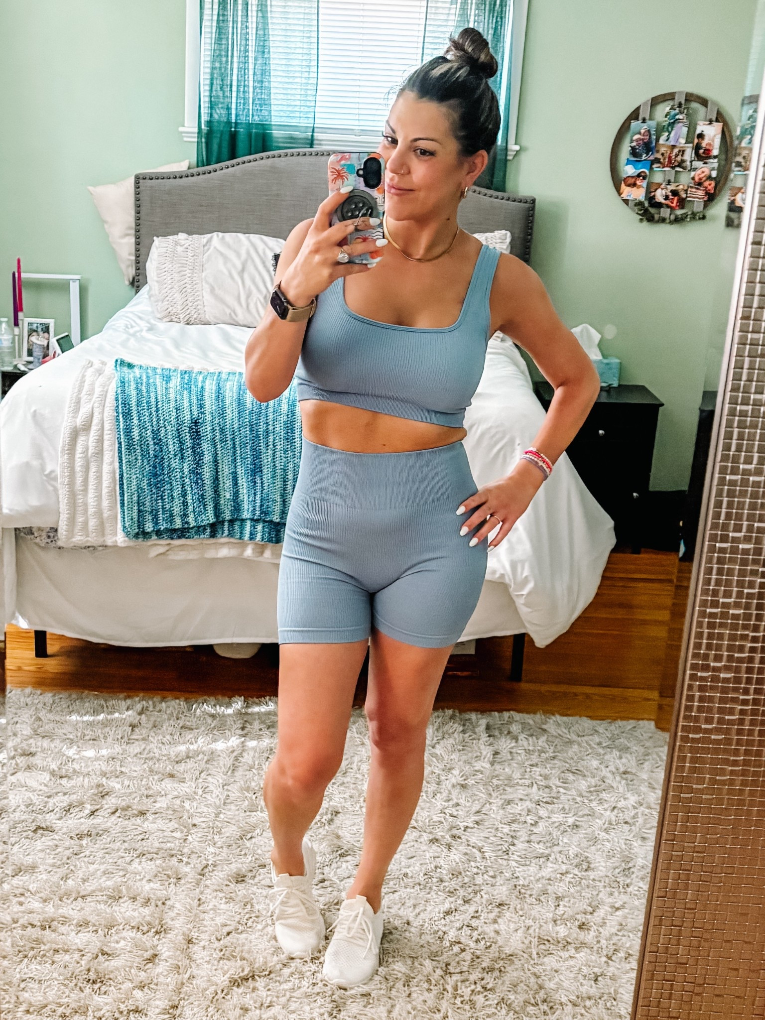Summer gym outfit!!
Seamless Ribbed High Waist Yoga shorts with Sports Bra Outfit! Comes in a pack of 2 assorted colors!! Under $35!! Fits TTS!!

#LTKActive #LTKStyleTip #LTKFindsUnder50