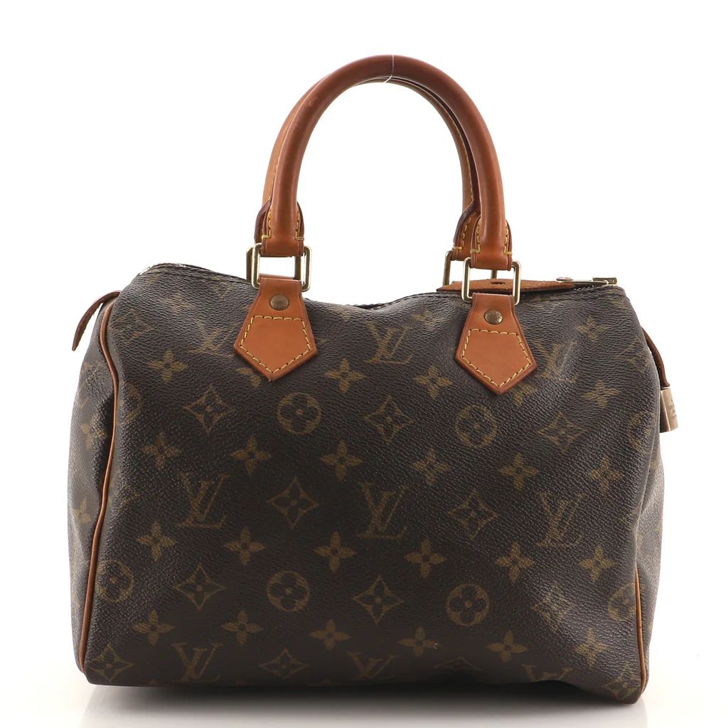 Louis Vuitton Speedy Handbag Monogram Canvas 25 Brown 1293252 | Rebag