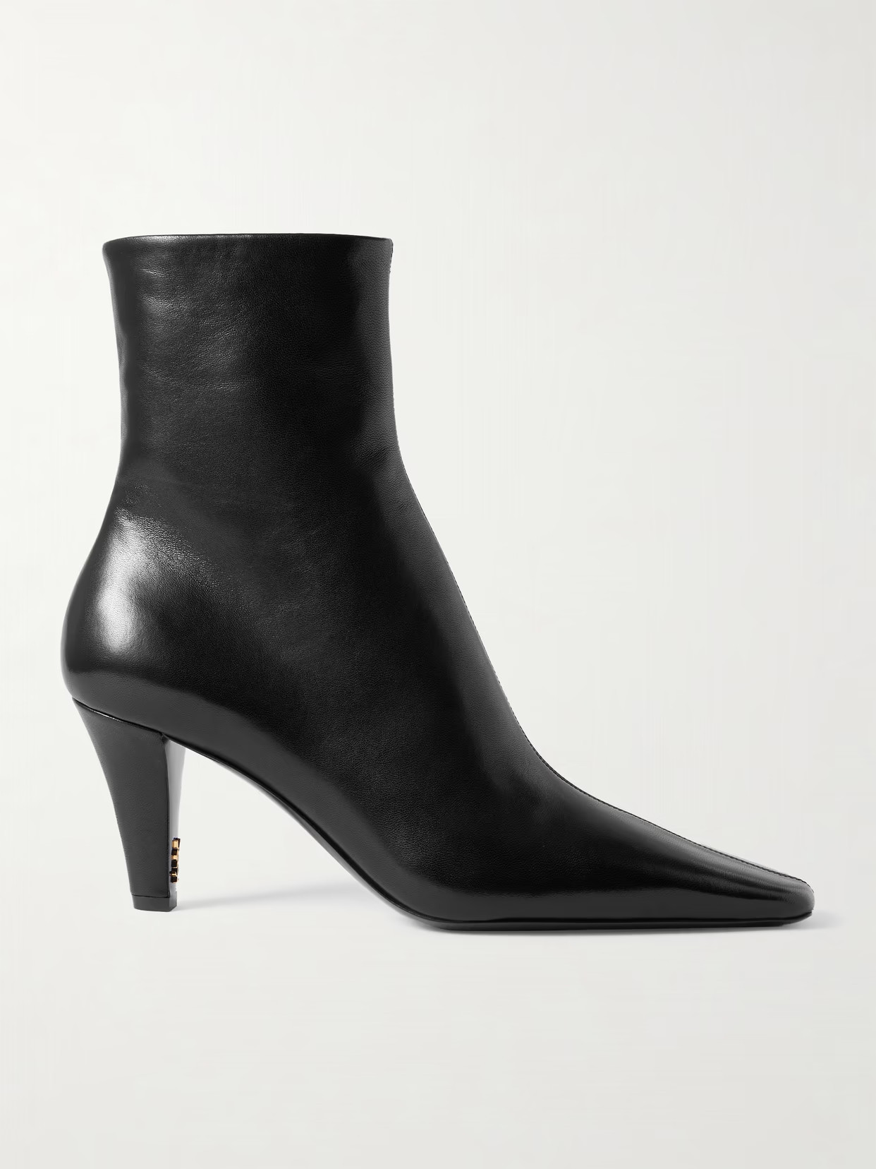 SAINT LAURENT - Jill Embellished Leather Ankle Boots - Black | NET-A-PORTER (UK & EU)