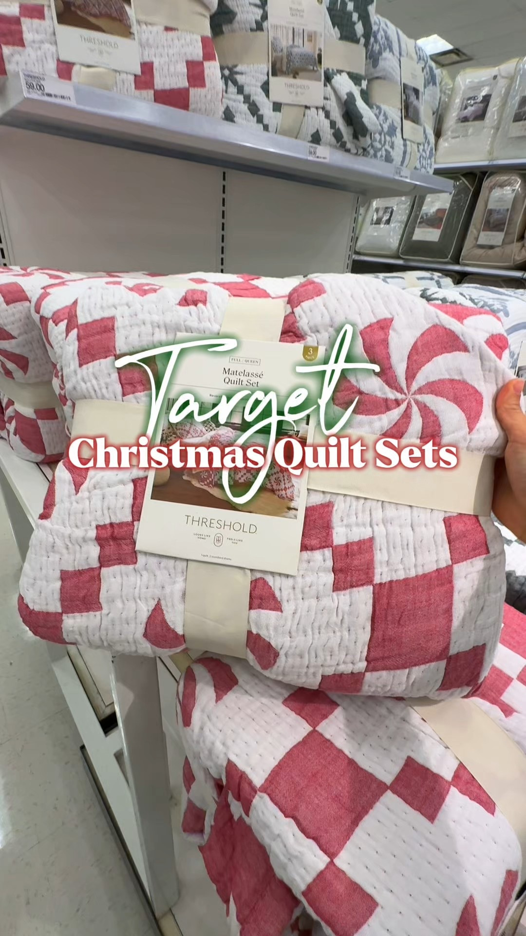 Christmas Quilt sets at Target! 
The red one is not a set, but I love the bright color 🎄❤️ 

#LTKHome #LTKSeasonal #LTKHoliday
