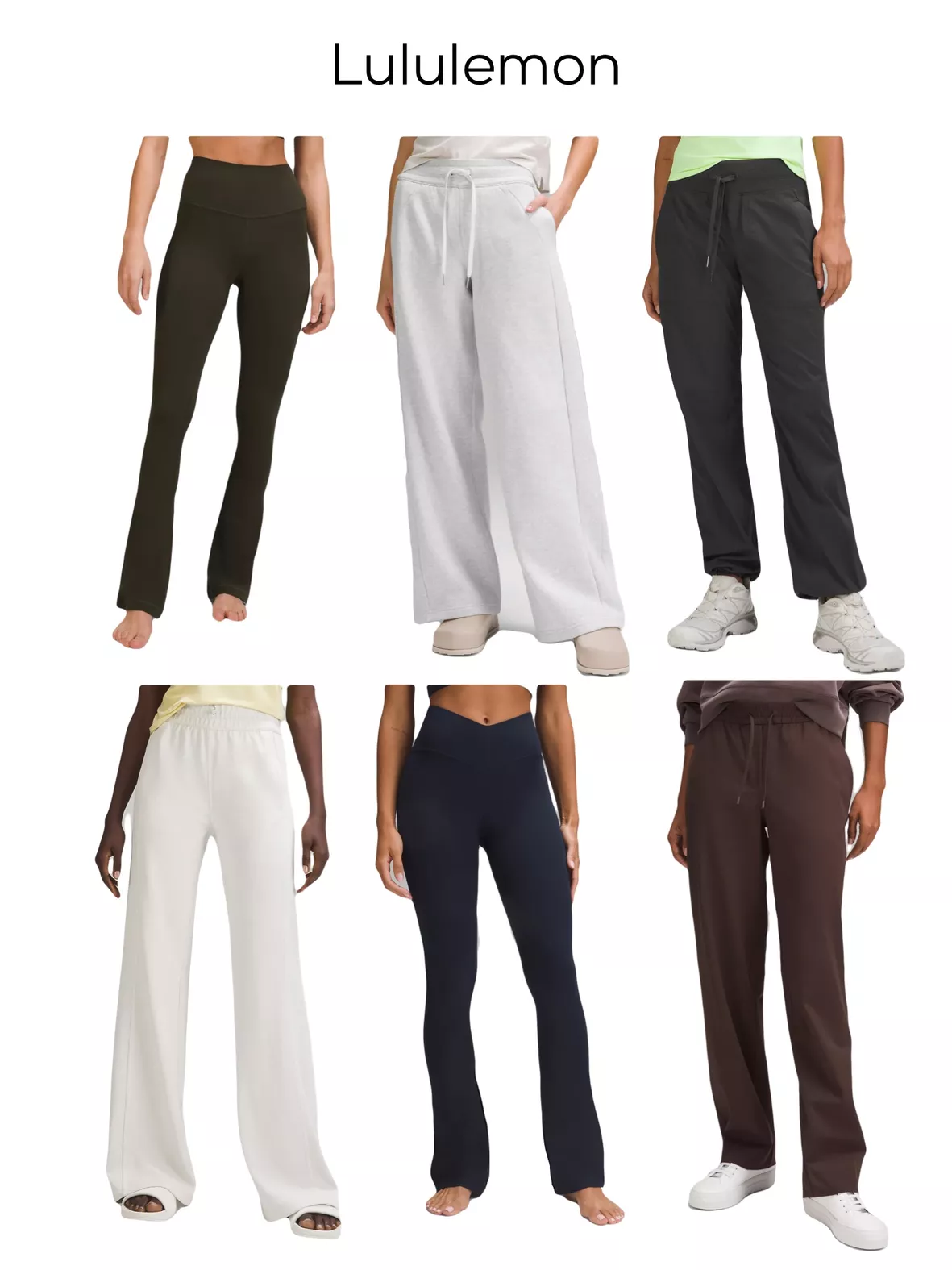 Athletic Works Women's Wide Leg Pants Available in Regular and