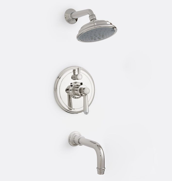 Montecito Lever Handle Thermostatic Shower Tub Set | Rejuvenation