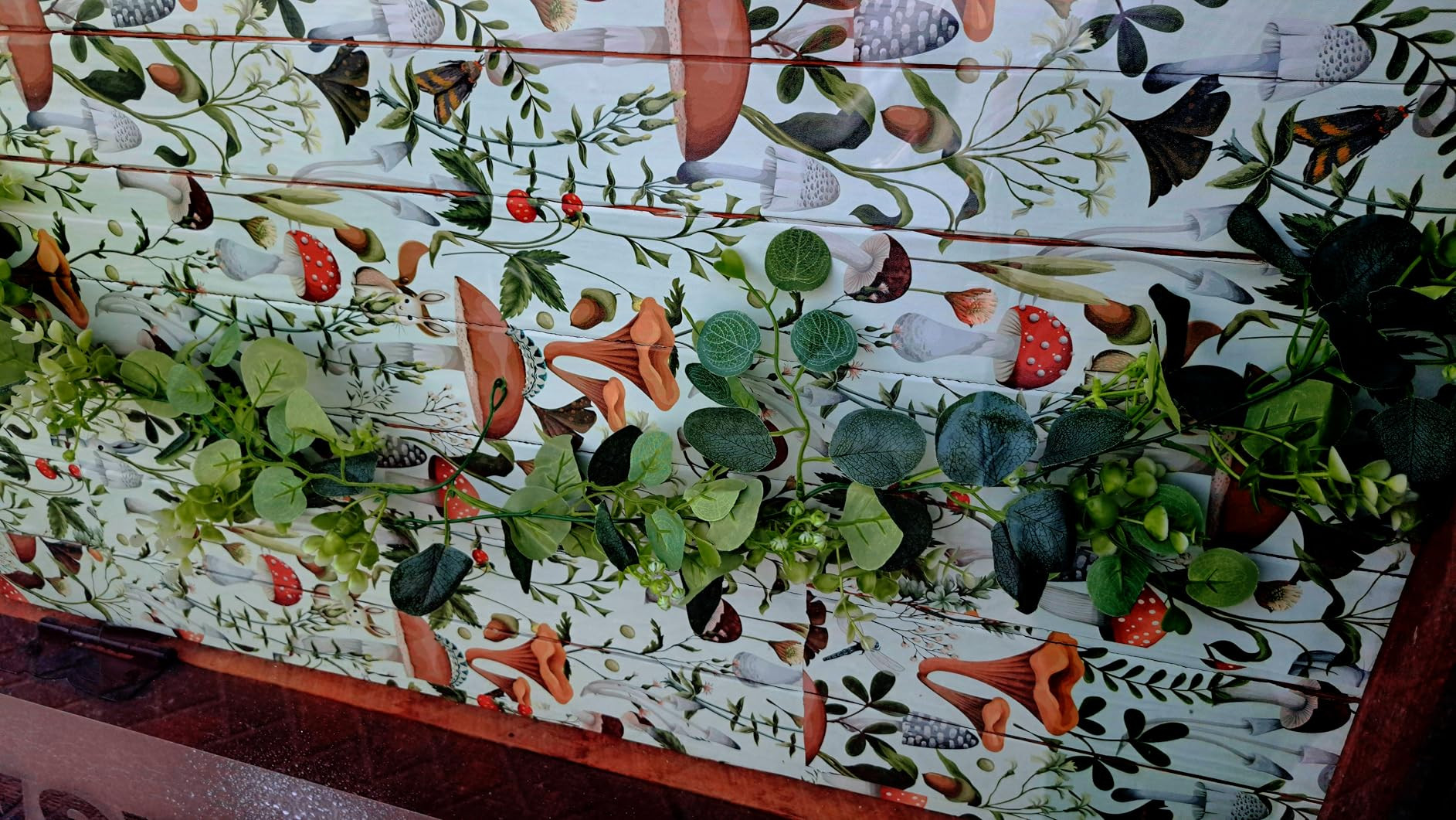 Eucalyptus Garland Faux Silk Leaf Silver Dollar Artificial Greenery Fake Eucalyptus Leaves Garlan... | Amazon (US)