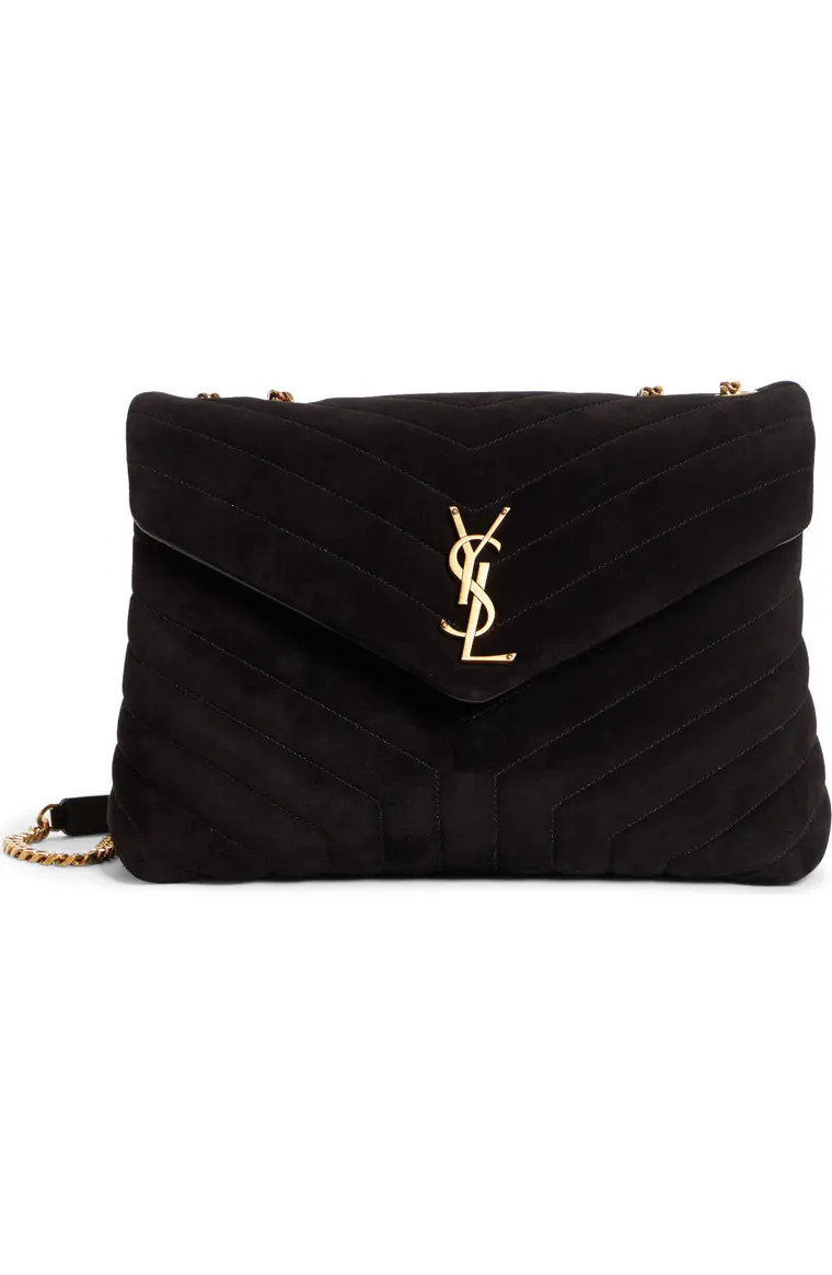 Medium Lou Matelassé Suede Shoulder Bag | Nordstrom