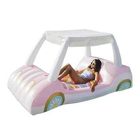 FUNBOY Malibu Barbie Luxury Golf Cart Pool Float with Drink Holder | Walmart (US)