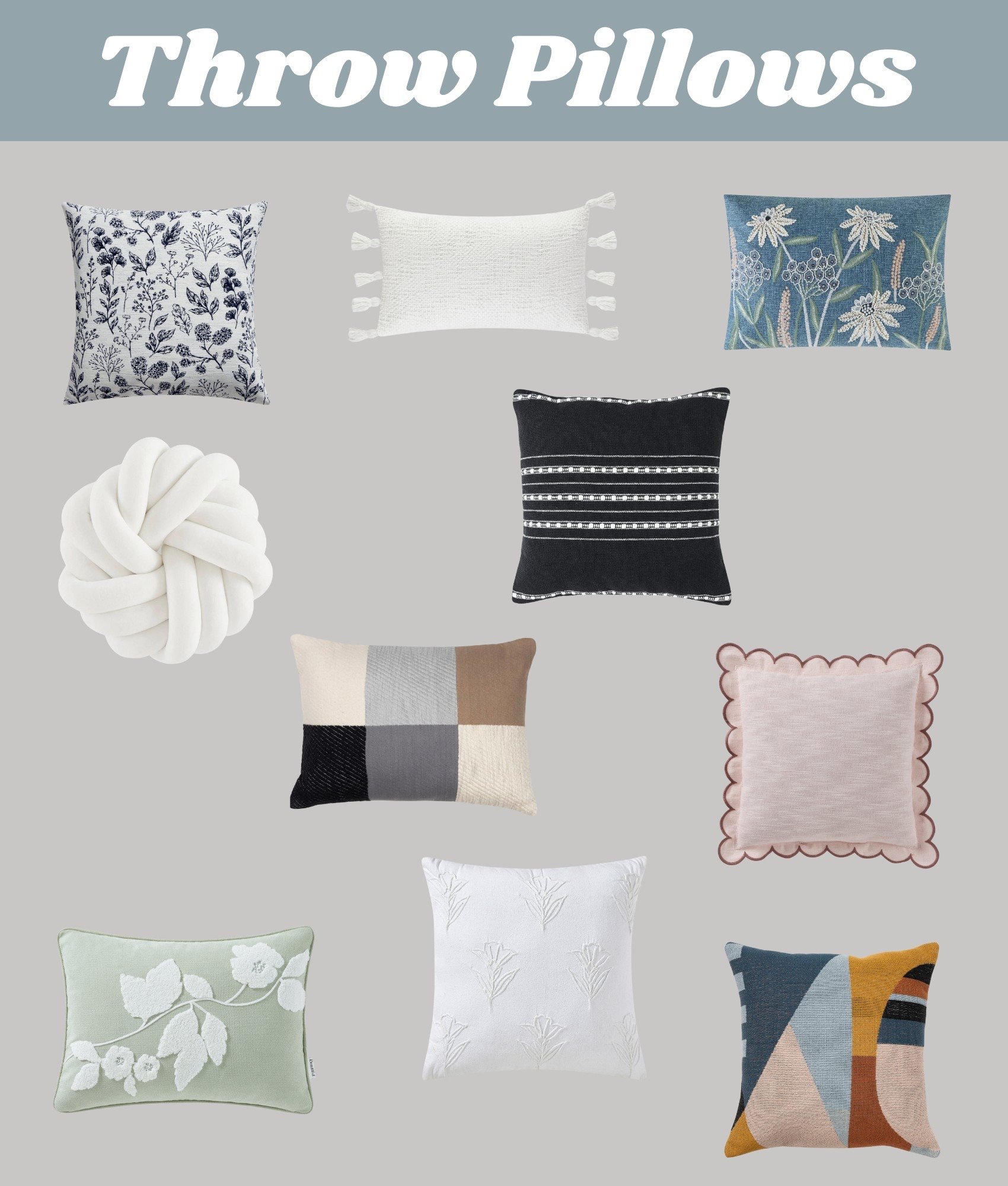 Throw Pillows from Walmart - Home Decor Finds, Affordable Living Room Decor, Modern Farmhouse Design Style

#LTKFindsUnder50 #LTKHome