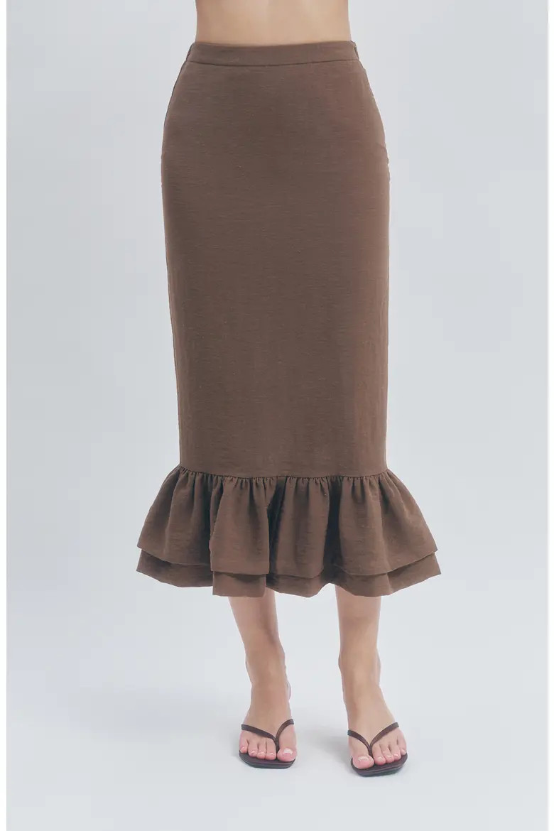MAUDE CLUB Tennessee Midi Skirt (Women) | Nordstrom | Nordstrom