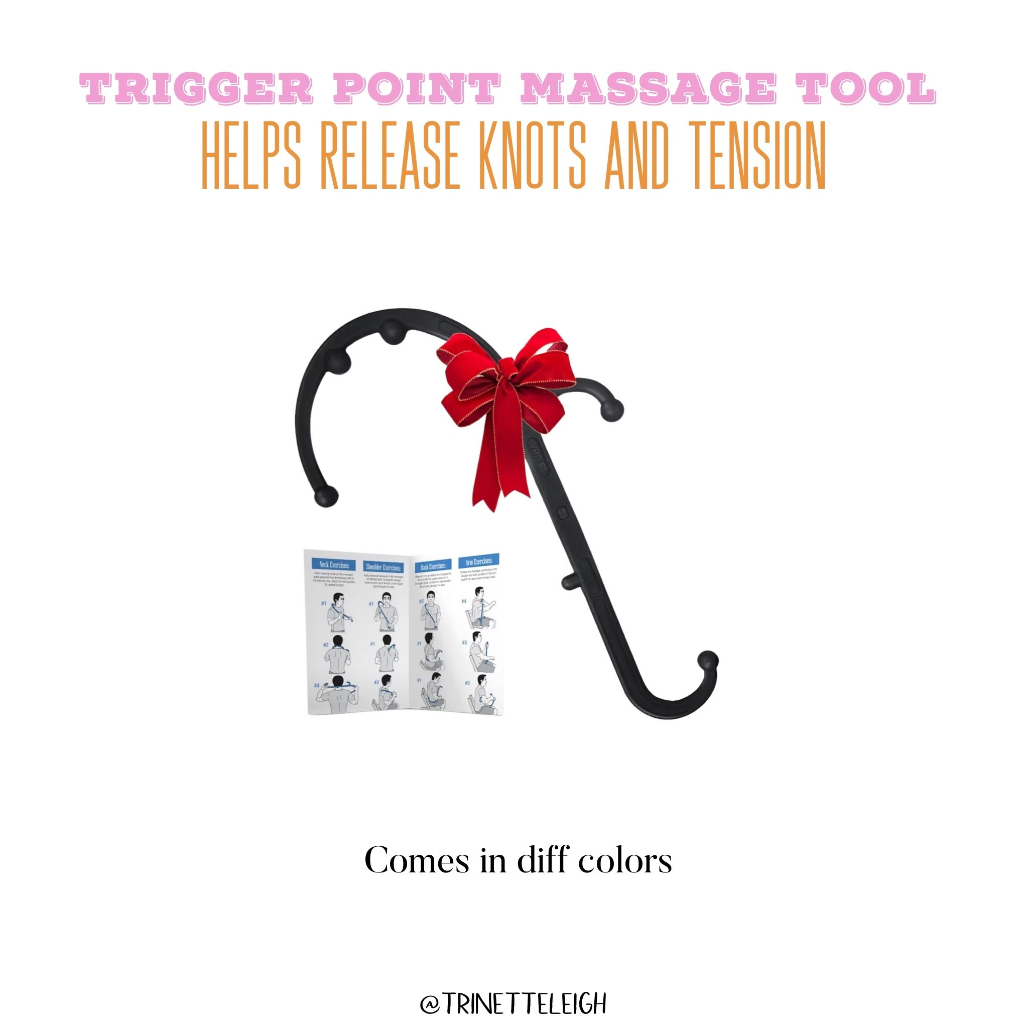 Trigger release massage tool. Tool that helps release knots and tension. Amazon find.

#LTKHome #LTKFindsUnder50 #LTKSeasonal