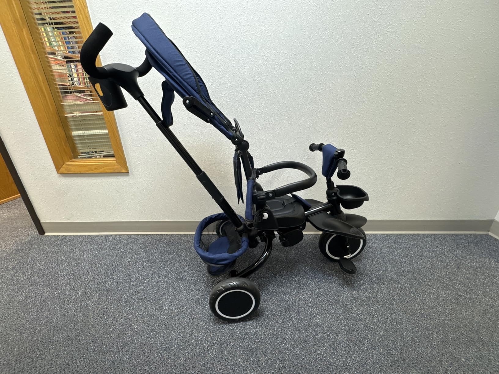 Kinder King Kids Tricycle, 8 in 1 Folding Toddler Trike w/Adjustable Push Handle, Rotatable Seat,... | Amazon (US)