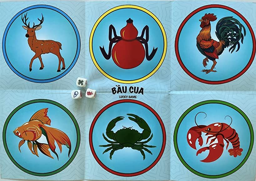 THT Gourd-Crab-Shrimp-Fish Game - Vietnamese BAU Cua Ca Cop- AKA BAU CA Tom CUA | Amazon (US)