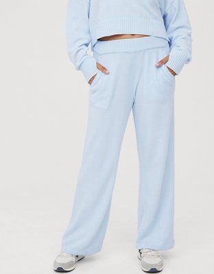 OFFLINE By Aerie Chenille Wide Leg Pant | American Eagle Outfitters (US & CA)